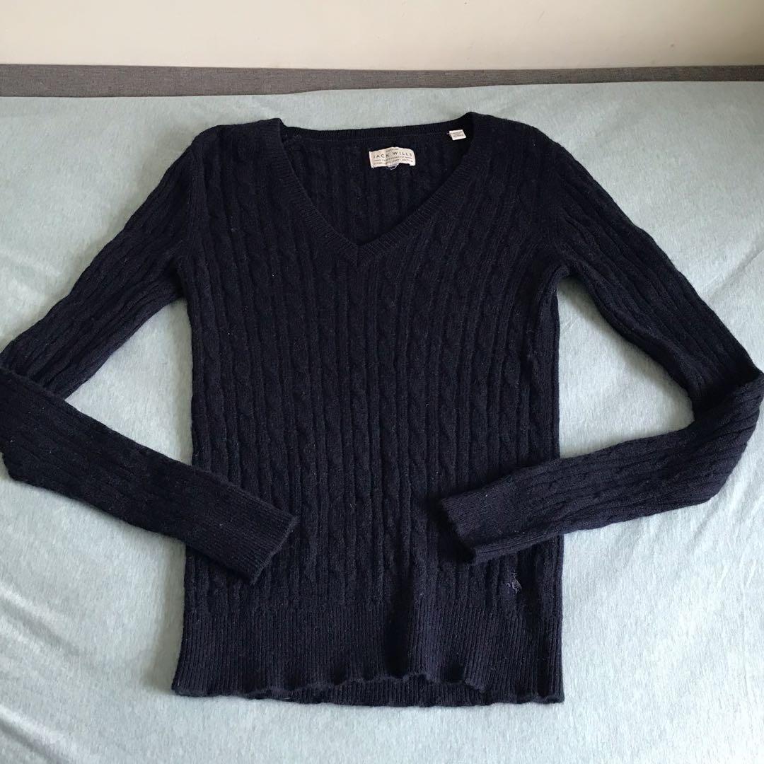 jack wills cable knit jumper