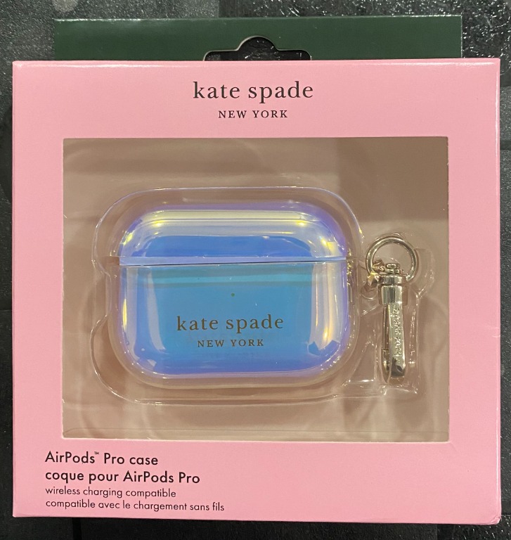 Kate Spade New York AirPods Pro Case - Iridescent Gold, Mobile Phones &  Gadgets, Mobile & Gadget Accessories, Cases & Sleeves on Carousell