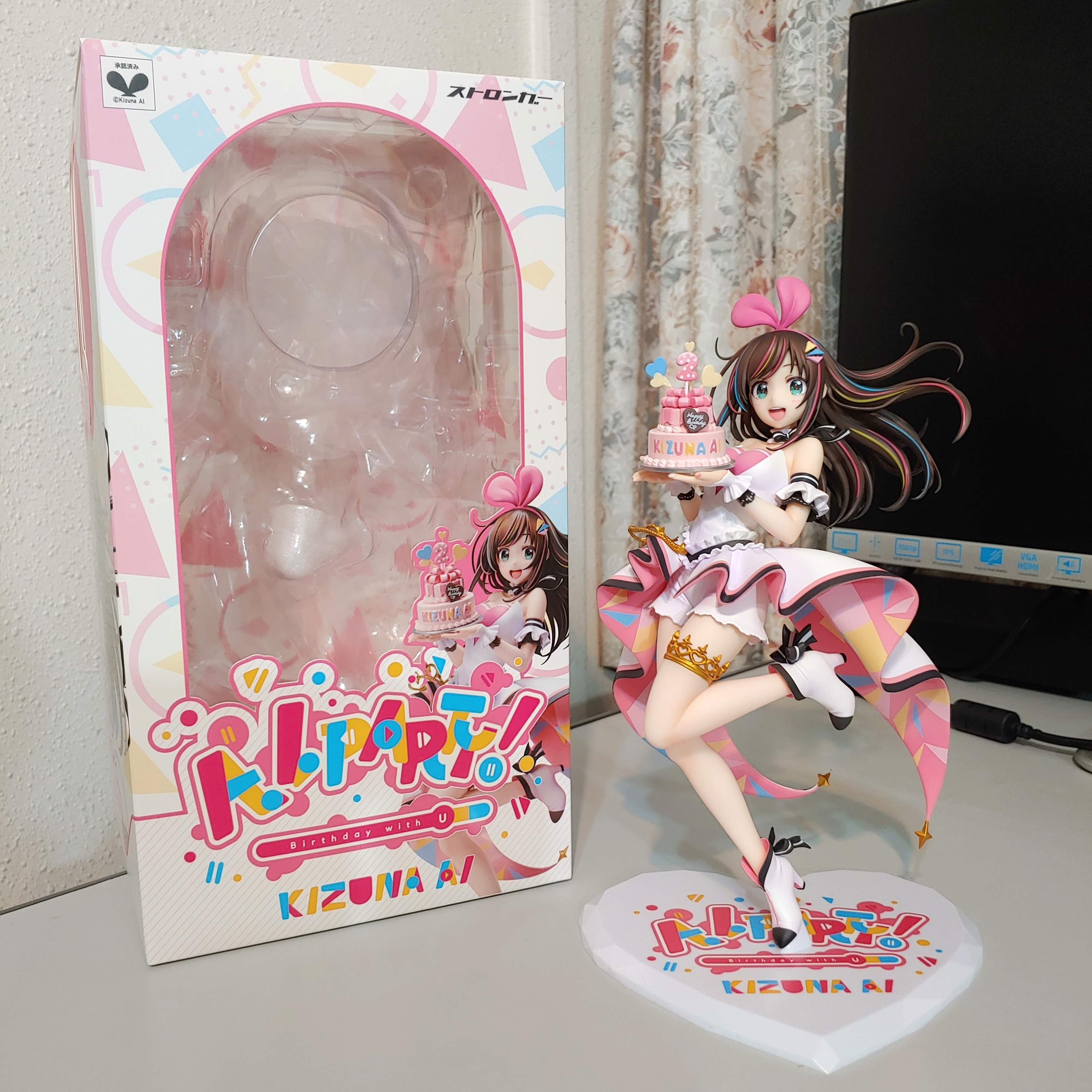 Kizuna Ai A I Party Birthday With U 1 7 Scale Figure Stronger Hobbies Toys Toys Games On Carousell