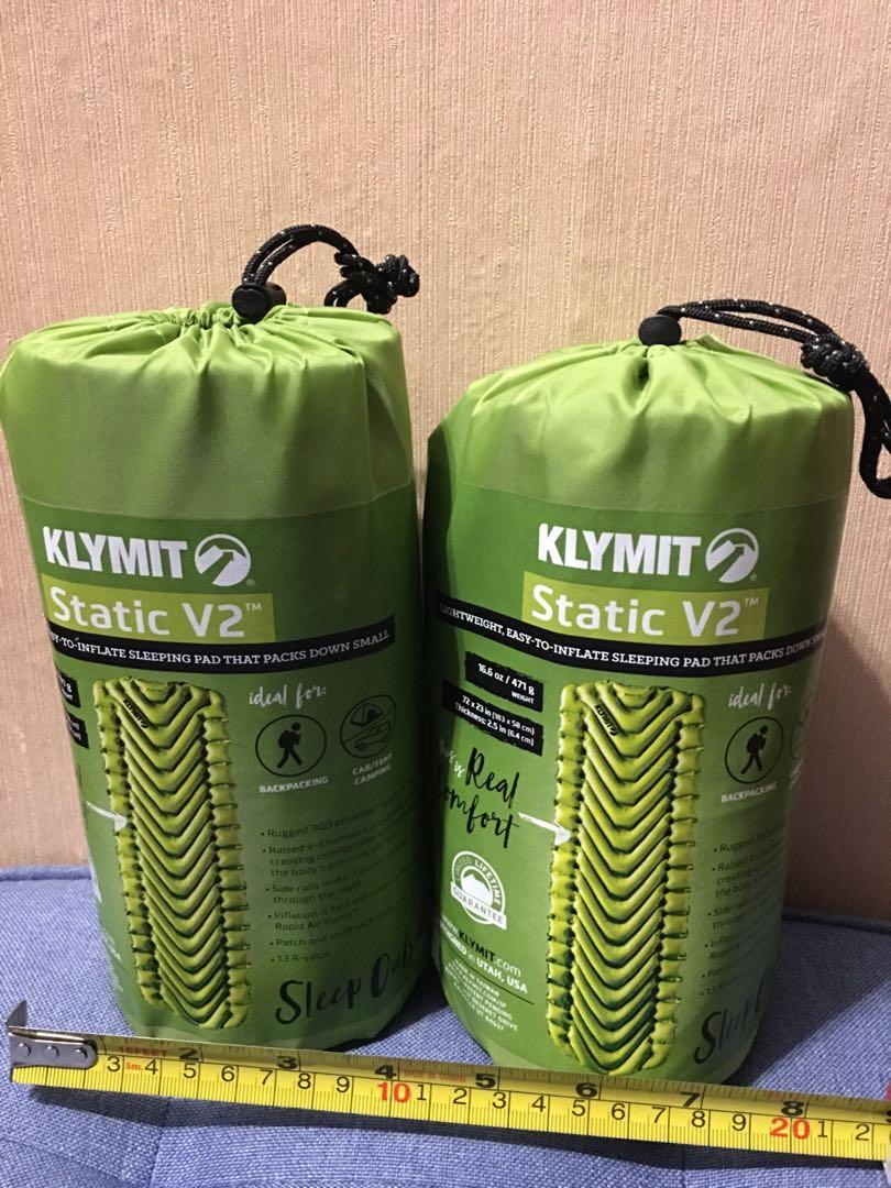Klymit Static V2 Sleeping Pad 旅行 旅行必需品 戶外 露營 Carousell Klymit Static V2 Sleeping Pad 旅行 旅行必需品 戶外 露營 Carousell