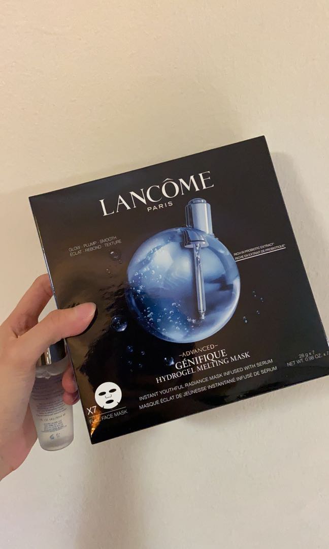 Lancôme face mask 7 pieces, Health & Nutrition, Face Masks & Face