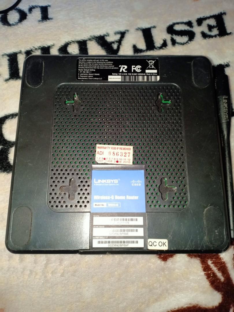 Linksys Cisco Router (Category: Networking) located in Bocaue. Submitted by spmenpreloved (Listing ID 1058174786, Image 2). Description: Hi I'm selling some of my personal unused & preloved stuffs. Rest assured that proper categorization (unused or preloved) items will be indicated. If you have any questions or concerns about the items, please feel free to hit the chat button and I'll answer your queries as fast as I can! Thank you! :) Gcash Paym