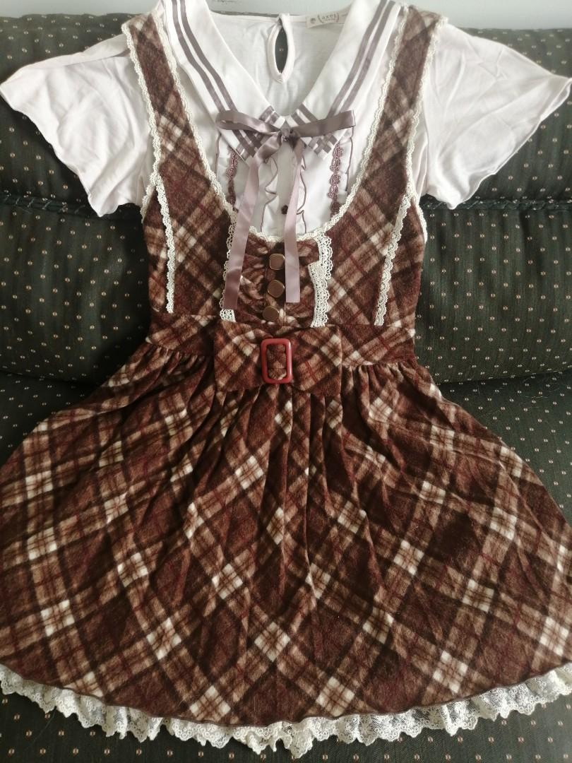RUSH] Liz lisa brown lolita kawaii 