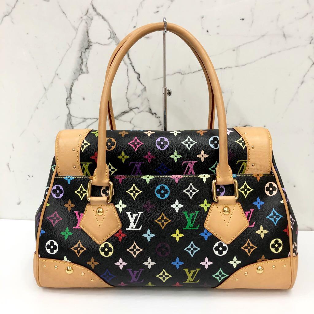 Used] Louis Vuitton Monogram Multicolor Beverly GM Handbag Noir Black  Beverly GM Multiple colors Cloth ref.507613 - Joli Closet