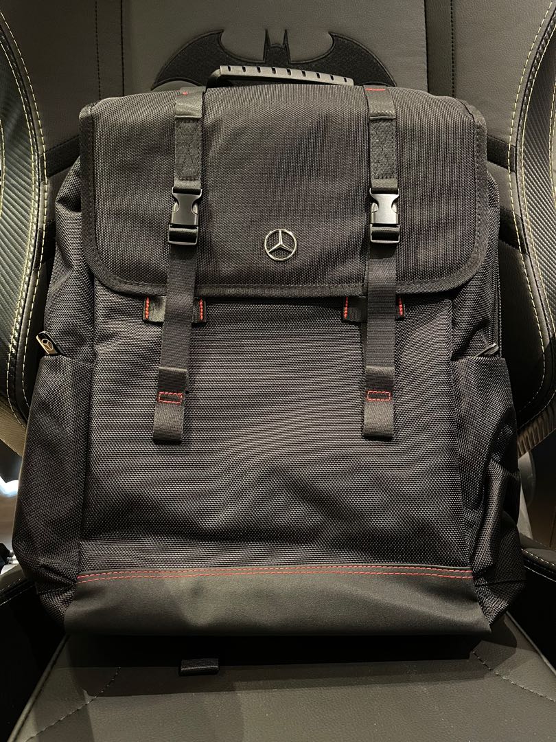 Mercedes Benz Backpack (Black), Luxury, Bags & Wallets on Carousell