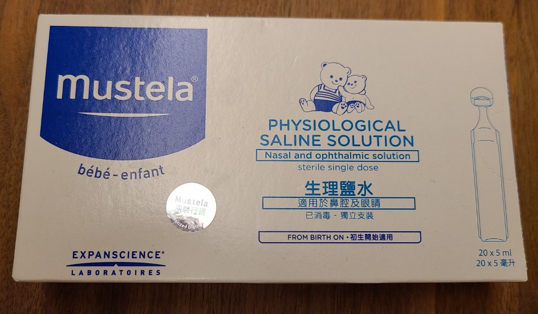 mustela saline solution