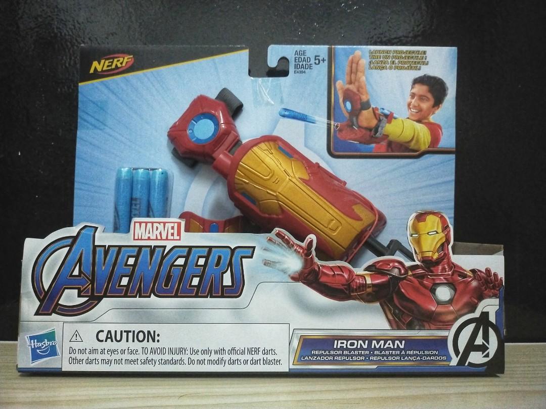 NERF Avengers Iron Man Repulsor Blast Dart Blaster Gun Hg33 for sale online 
