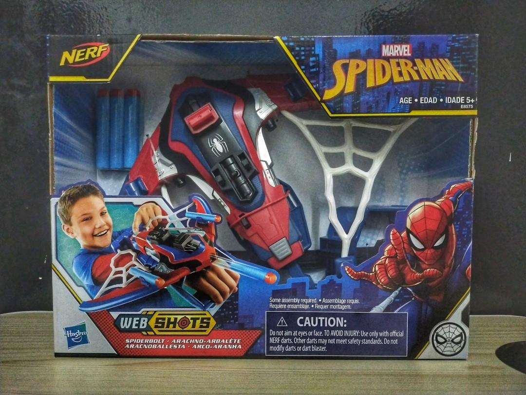 NERF Spiderman Far From Home Web Shots by HASBRO, Hobbies & Toys, Toys &  Games on Carousell