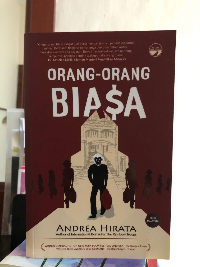Orang Orang Biasa By Andrea Hirata Books Stationery Books On Carousell