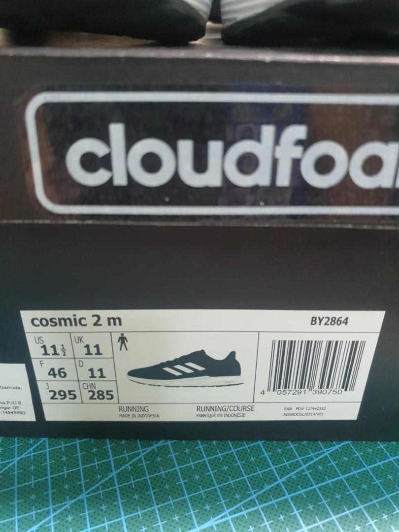 Original Adidas Cosmic 2 with Cloudfoam and Ortholite