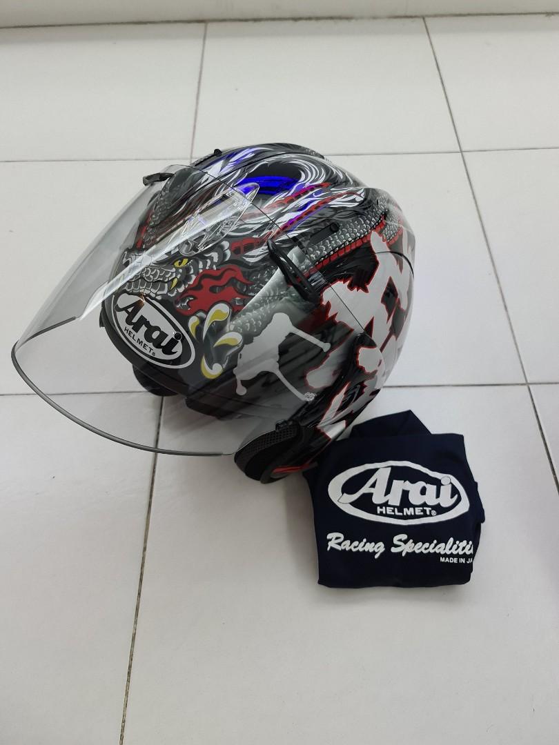 Original Arai Vz Ram Dragon Size L Motorcycles Motorcycle Apparel On Carousell