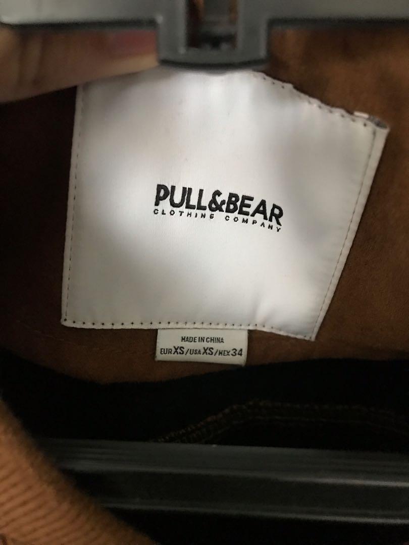 Pull & Bear Suede Bomber Jacket (Xs), Men'S Fashion, Coats, Jackets And  Outerwear On Carousell