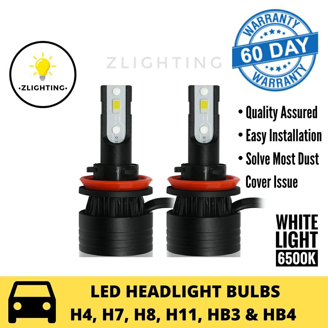 quality bright led headlight bulb low beam high beam h4 h7 h8 h9 h11