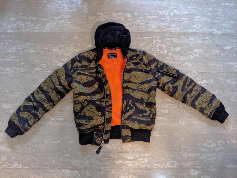 Rare Limited Alpha Industries Ma 1 Reversible Bomber Jacket Size Xs Men S Fashion Clothes Outerwear On Carousell