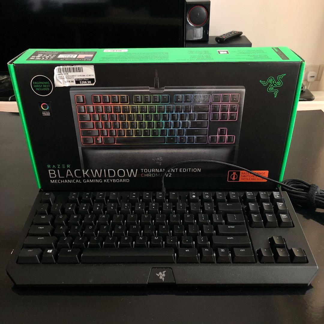 Razer Blackwidow Tournament Edition Chroma V2 Mechanical Gaming Keyboard Electronics Computer Parts Accessories On Carousell Razer Blackwidow Tournament Edition Chroma V2 Mechanical Gaming Keyboard Electronics Computer Parts Accessories On Carousell