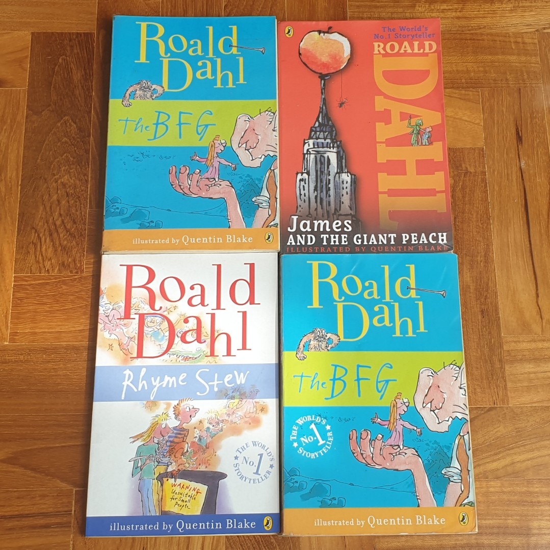 Roald Dahl Book Collection (The BFG, Rhyme Stew, James and the Giant ...