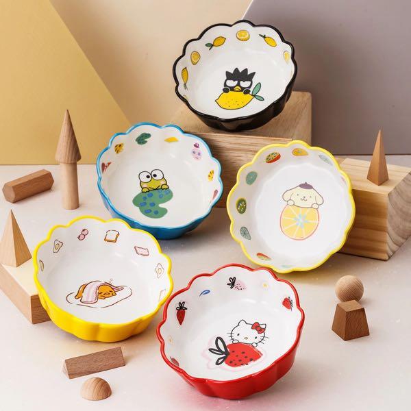SANRIO CERAMIC FLOWER BOWL little twin stars HELLO KITTY, Furniture