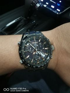 Seiko Astron Chronograph GPS Mens Watch (SSE023J1) Grey | WatchShop.com™