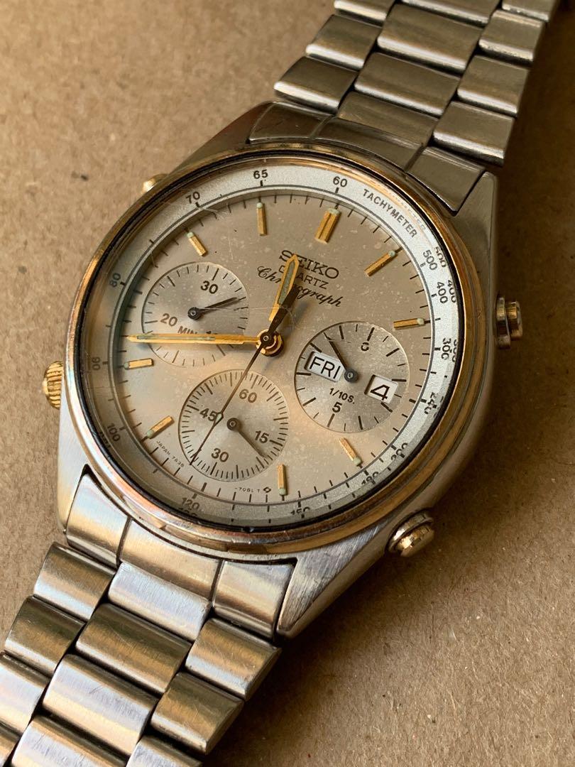 Seiko Chronograph 7A38-7060, Men's Fashion, Watches & Accessories, Watches  on Carousell