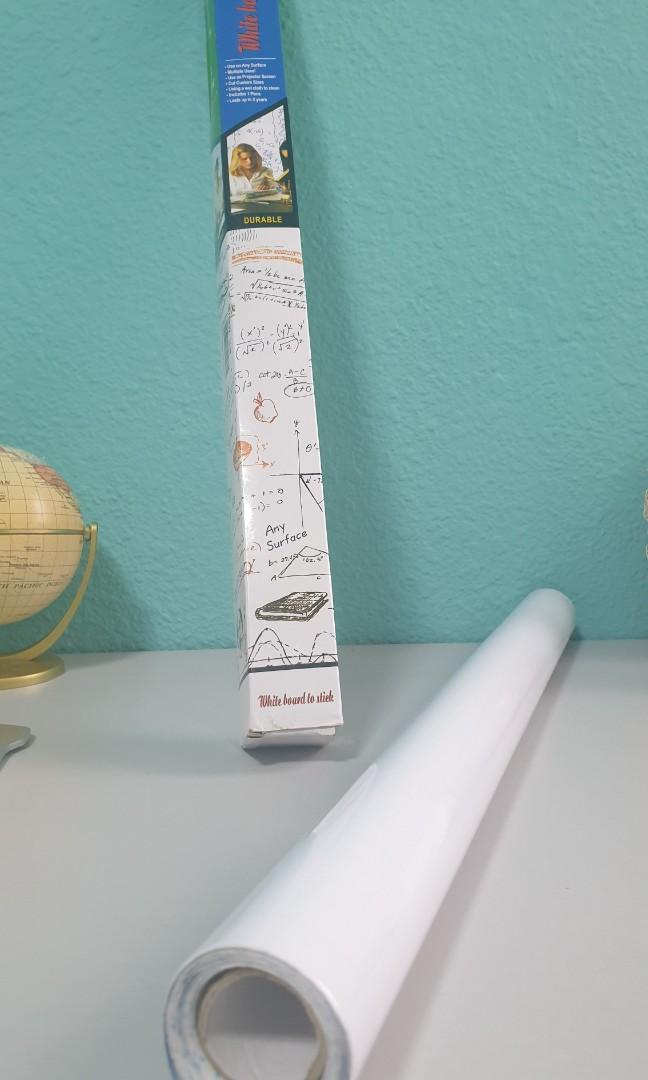 Self Adhesive Whiteboard Sticker, Hobbies & Toys, Stationery & Craft