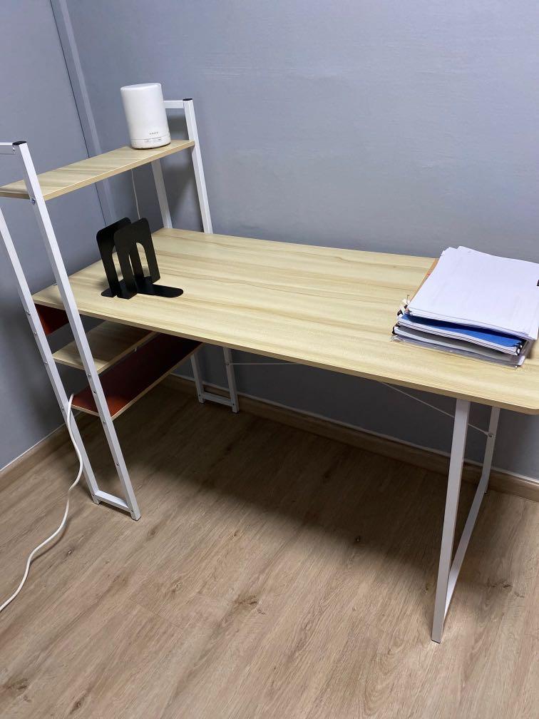 Simple study table, Furniture & Home Living, Furniture, Tables & Sets ...