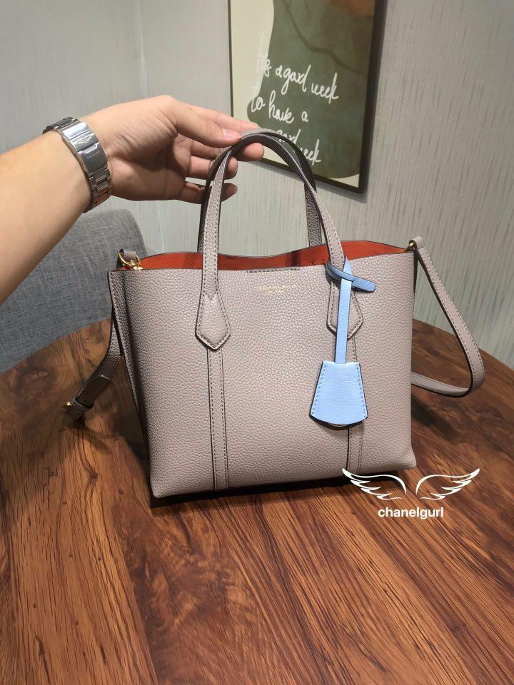Small | Tory Burch Perry Tote Crossbody Bag Grey, Women's Fashion, Bags &  Wallets, Tote Bags on Carousell