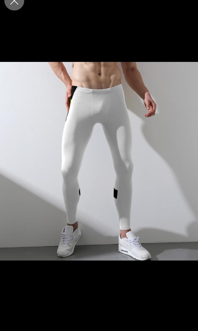 White discount athletic tights