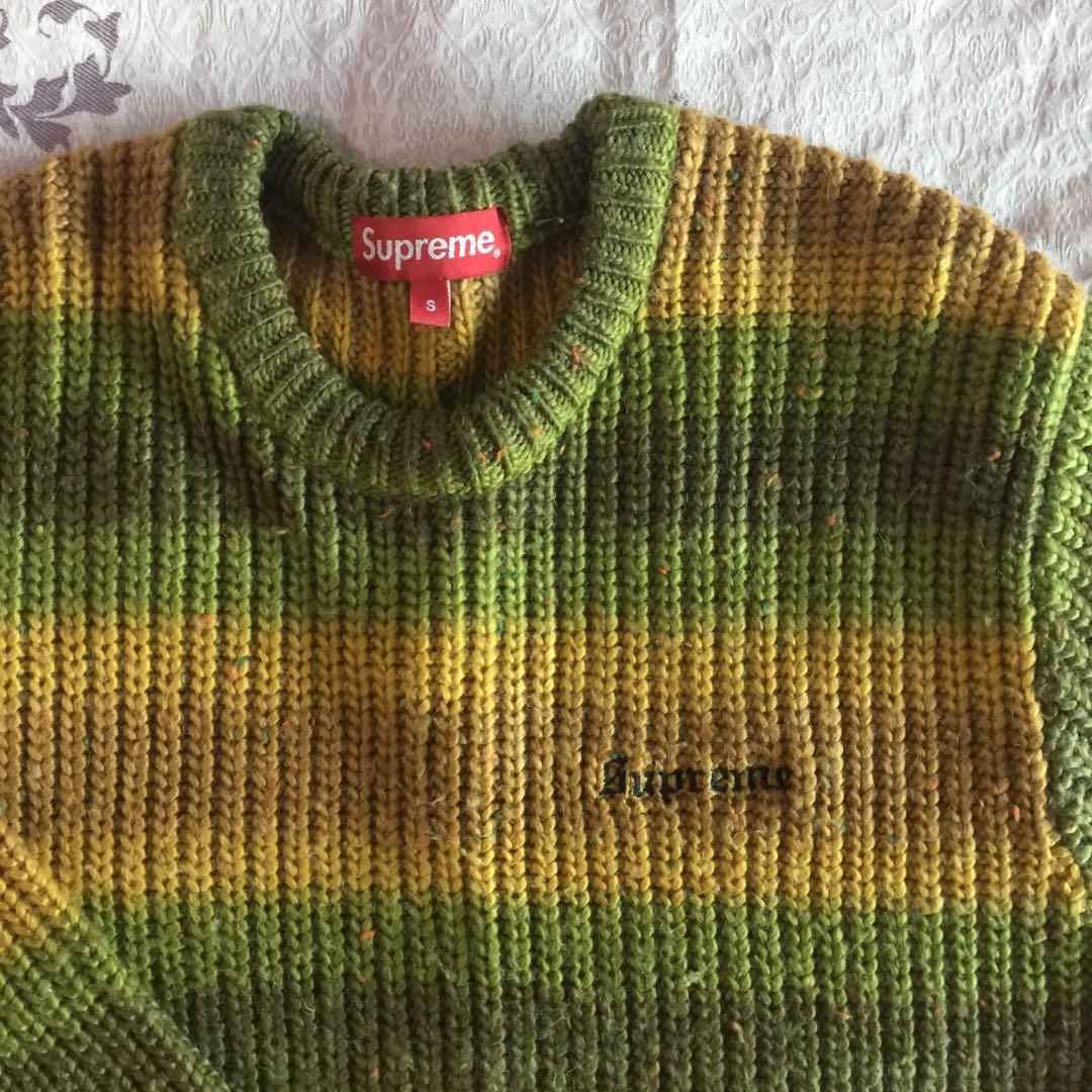Supreme Ombré Stripe Sweater