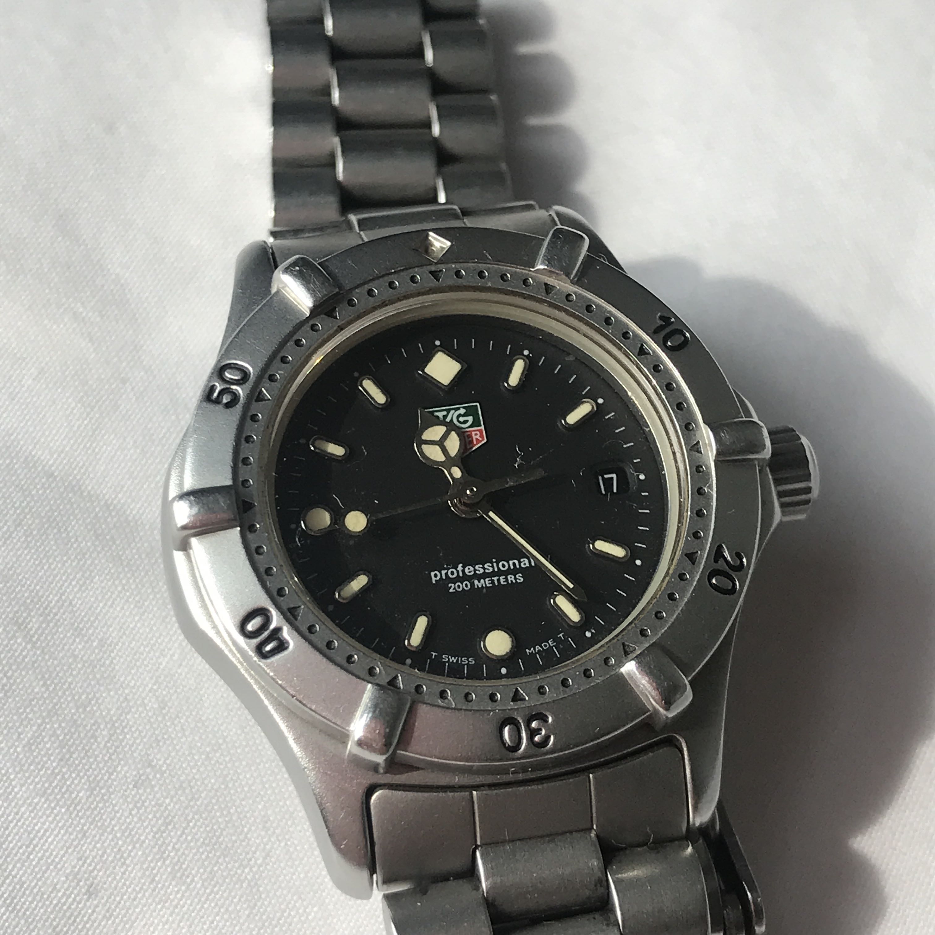 TAG HEUER SAPPHIRE CRYSTAL STAINLESS STEEL WOMAN WATCH