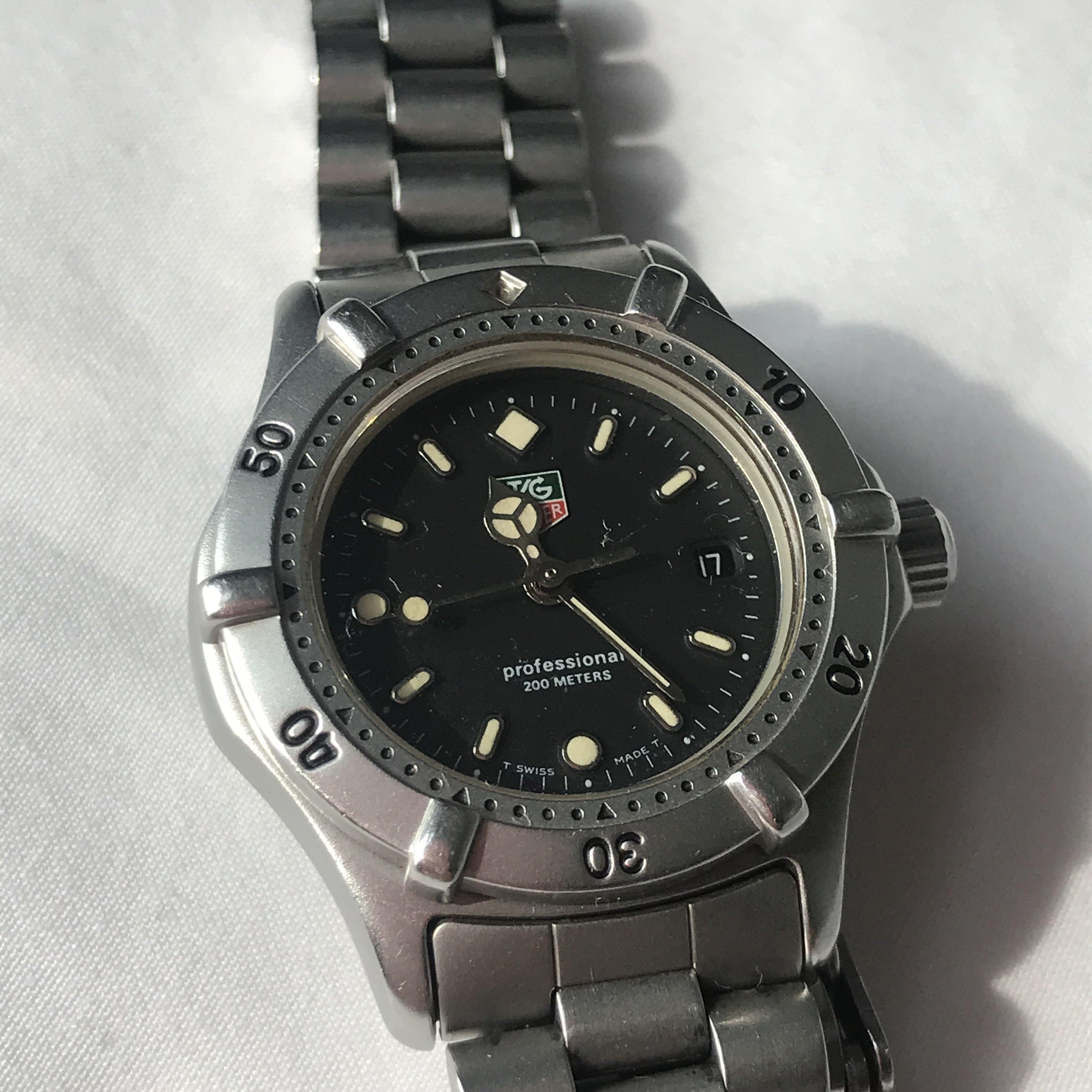 TAG HEUER SAPPHIRE CRYSTAL STAINLESS STEEL WOMAN WATCH
