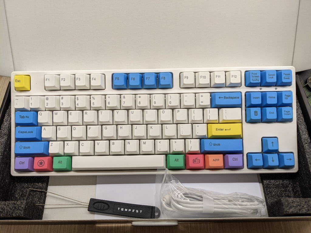 Tempest Kirin V1 (Cherry MX Brown, Crayon PTB keycaps), Computers ...