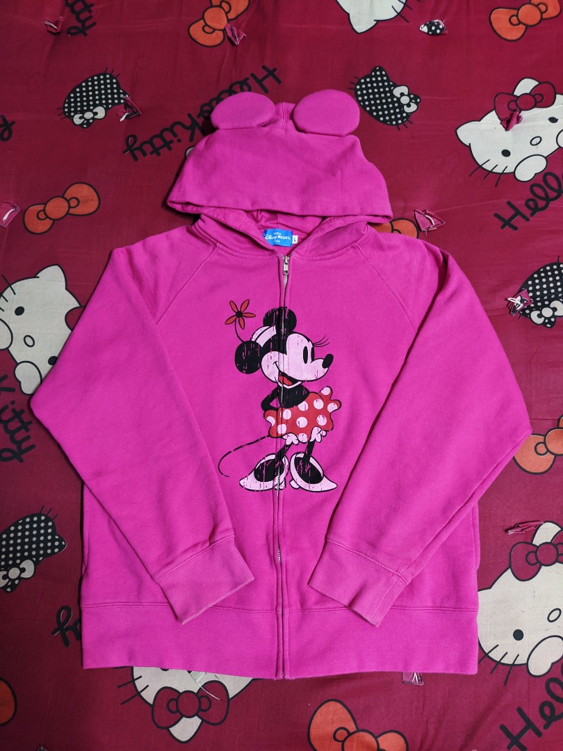 Minnie mouse zipper discount hoodie