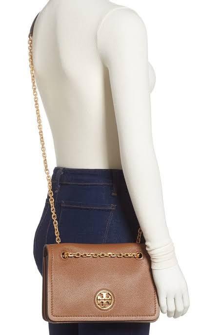 Tory Burch Carson Zip Top Crossbody Bag in Black