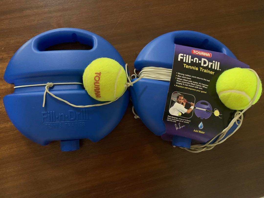 Tournament fill n drill Tennis trainer Sports Equipment Sports Games Racket Ball Sports on Carousell