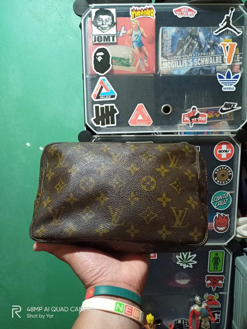 Rank A  LV Monogram Pochette Dame Vintage Clutch Bag082605  BRAND GET