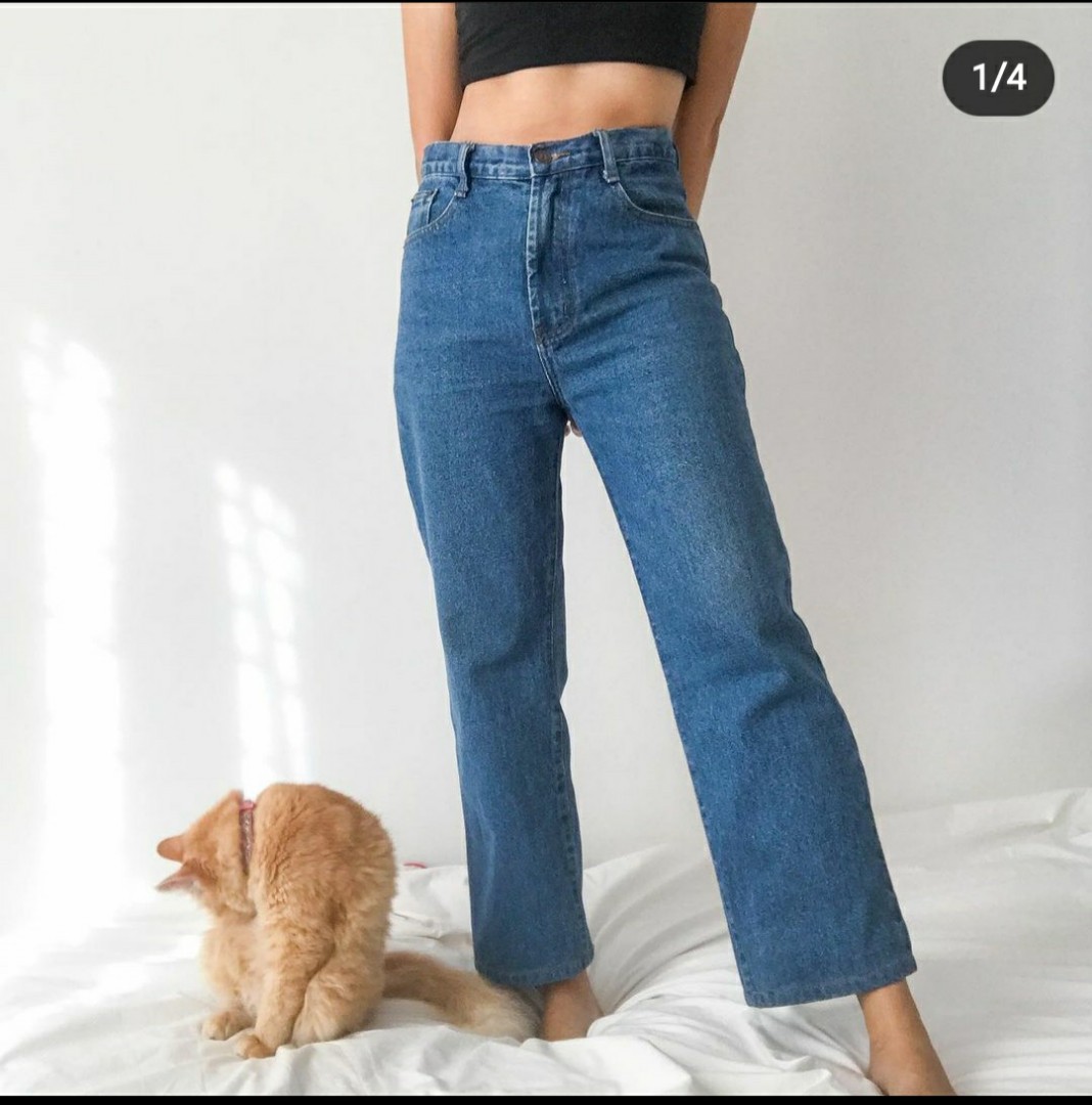 high waisted jeans vintage