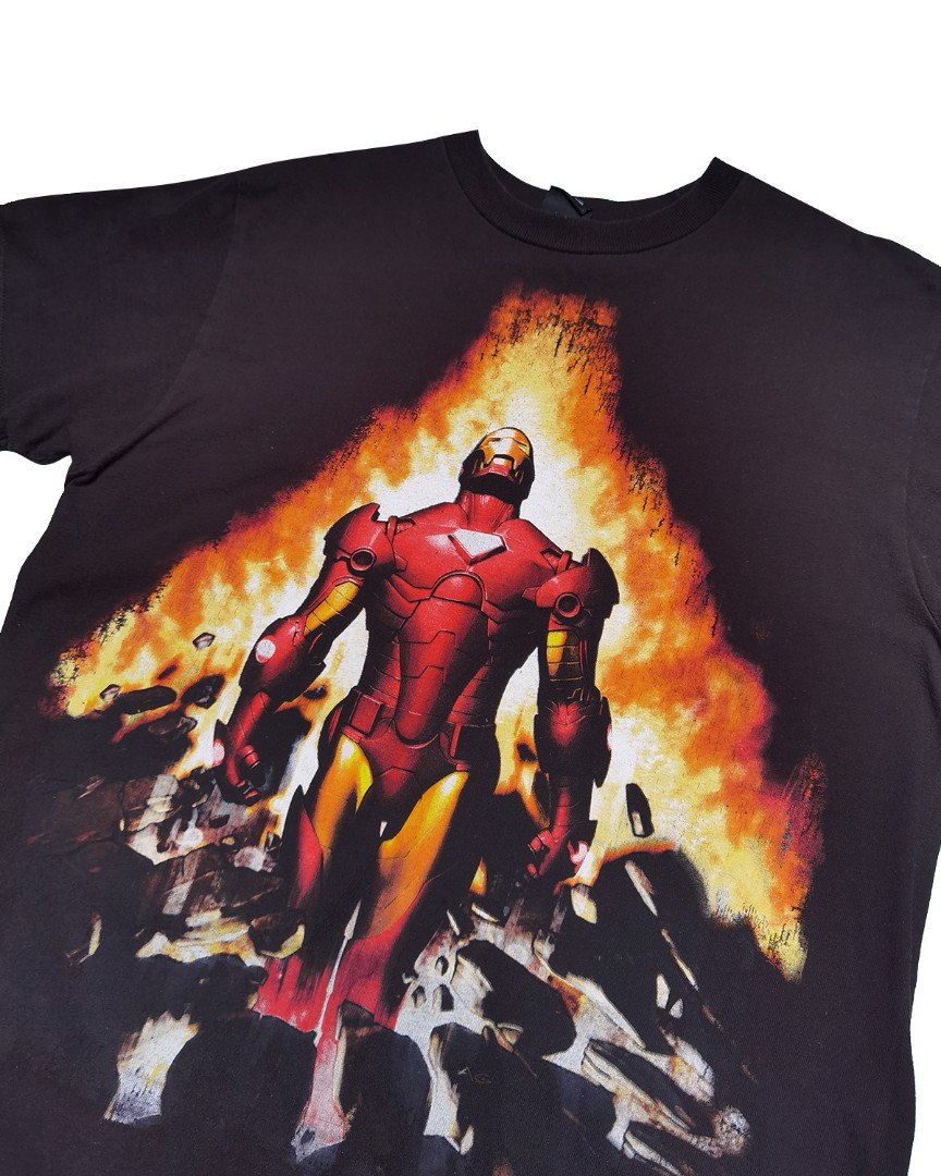 Vintage iron man t shirt clearance