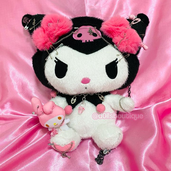 Goth stuffed outlet animal backpack