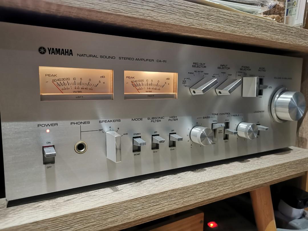 Yamaha CA-R1 Amp 古董雙標擴音機, 音響器材, 可攜式音響設備- Carousell