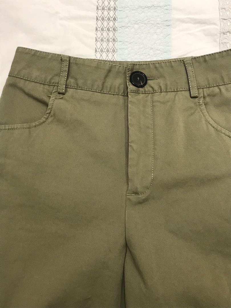 Zara army green pants Clearance