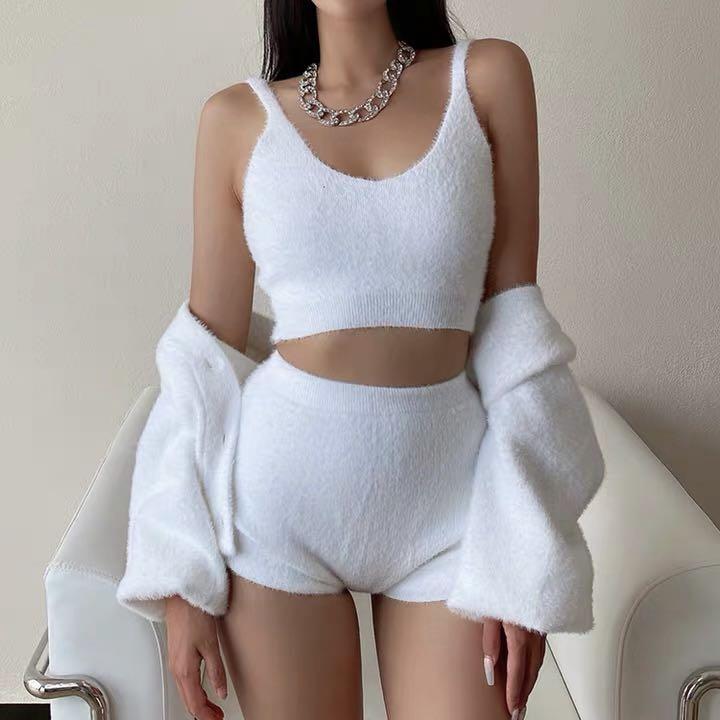 Fluffy clearance booty shorts