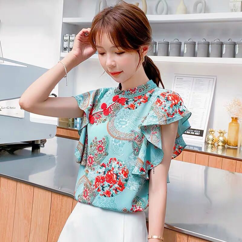 Chiffon blouse style outlet