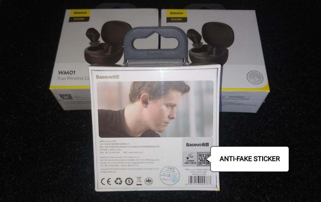 Baseus Encok WM01 True Wireless Stereo Bluetooth earphone Audio