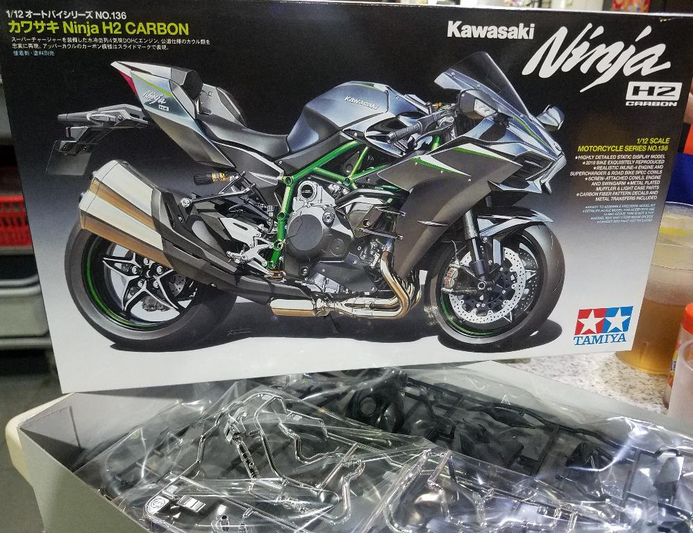 全新 tamiya 田宮 14136 1 12 川崎 kawasaki ninja h2r carbon m 300