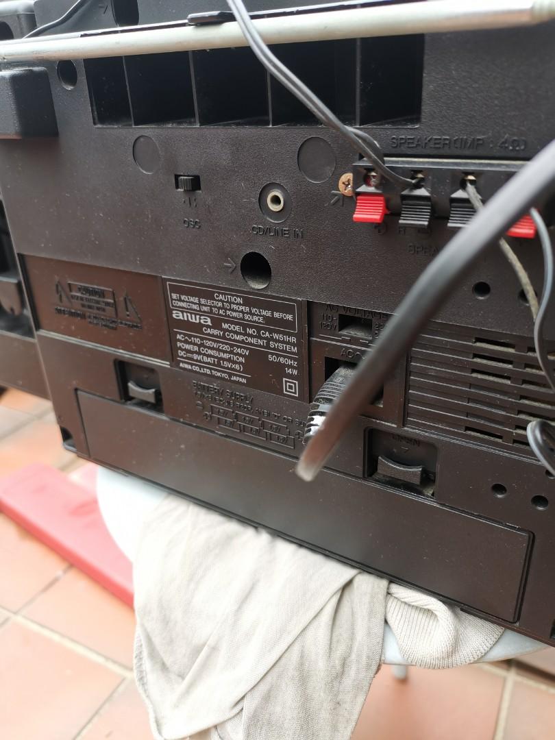 AIWA CAW51 RADIO AND TWIN CASSETTE, TV & Home Appliances, TV