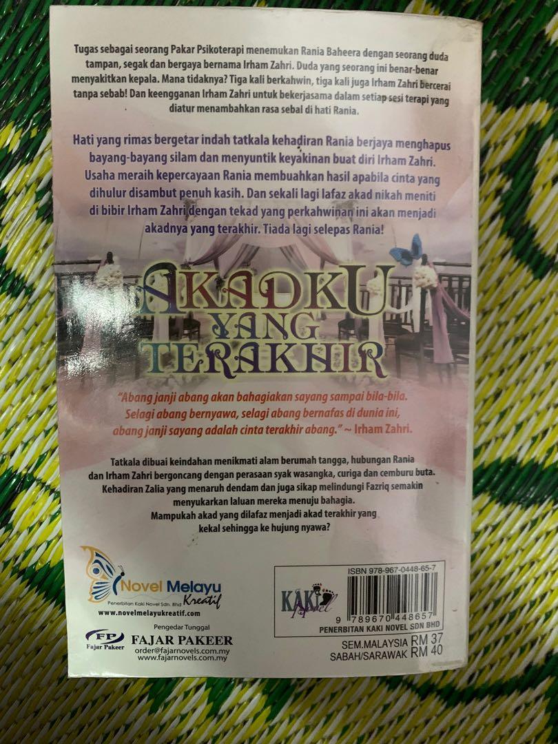 Akadku Yang Terakhir By Acik Lana Preloved Item Books Stationery Books On Carousell