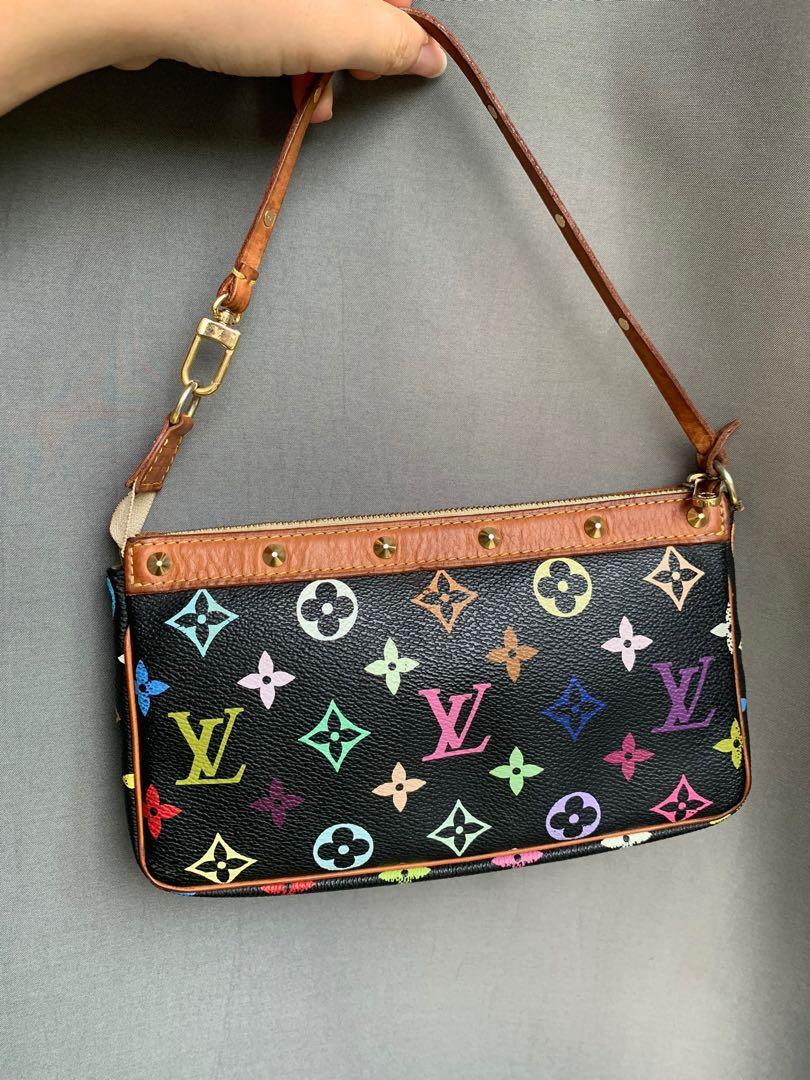 Louis Vuitton Vintage Takashi Murakami Black Monogram Multicolore Coated  Canvas Porte Tresor International Wallet Gold Hardware, 2003 Available For  Immediate Sale At Sotheby's