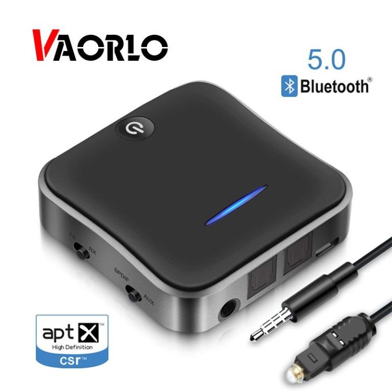 Adaptador Bluetooth 5.0 RX TX Portable 3.5mm TRS Stereo TV PC UGREEN