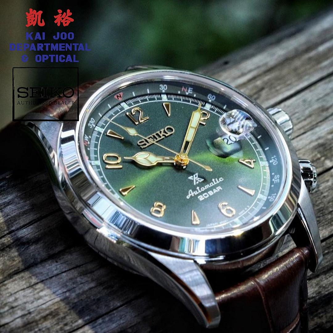 📣BN Seiko Prospex Alpinist Green Dial With Gold Accent Men's Watch  (Suitable for Women), Men's Fashion, Watches & Accessories, Watches on  Carousell