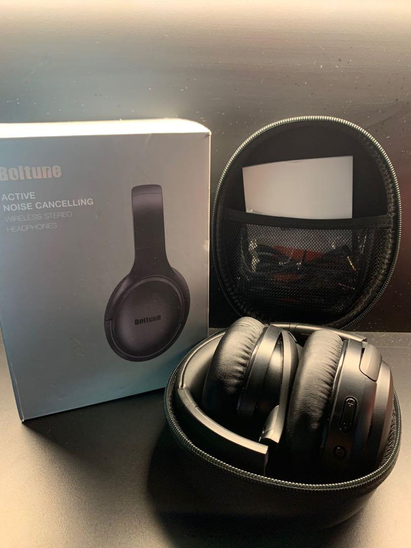 Boltune bluetooth 5.0 wireless over ear headset 2025